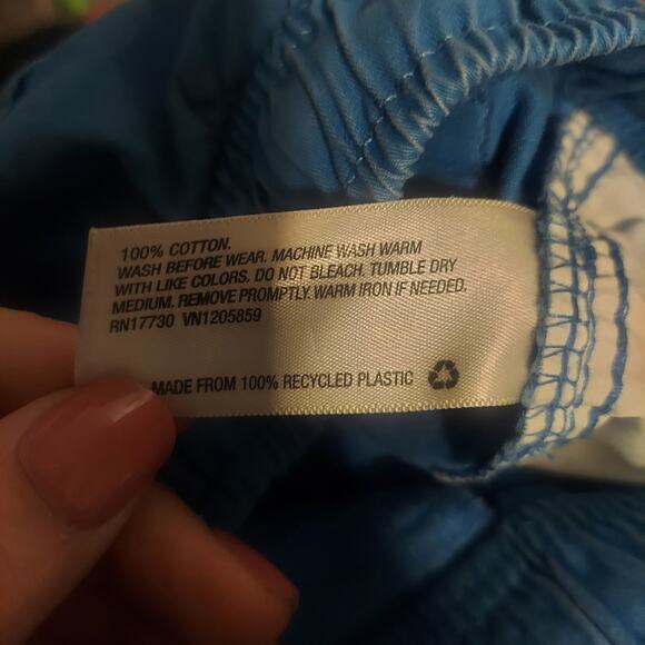 Cat and jack blue boys shorts size 6/7 drawstring - Picture 6 of 7